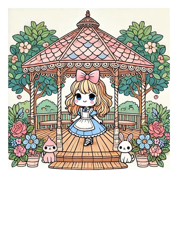 Alice Fofa coloriage book
