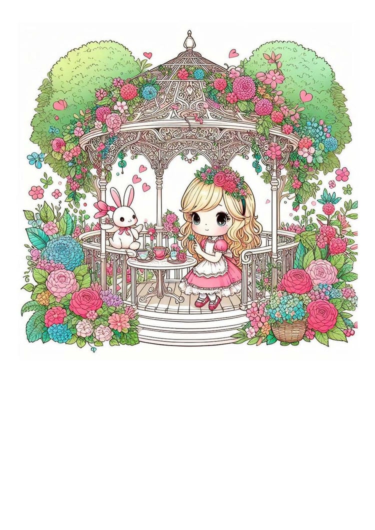 Alice Fofa coloriage book