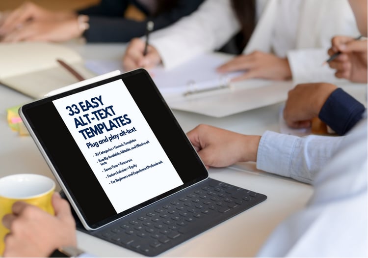 Alt text templates digital download