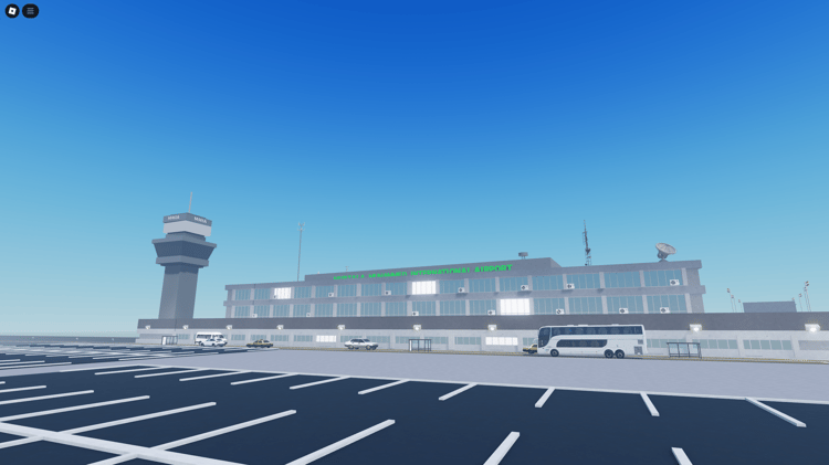 Roblox Murtala Muhammed Airport with full runway layout