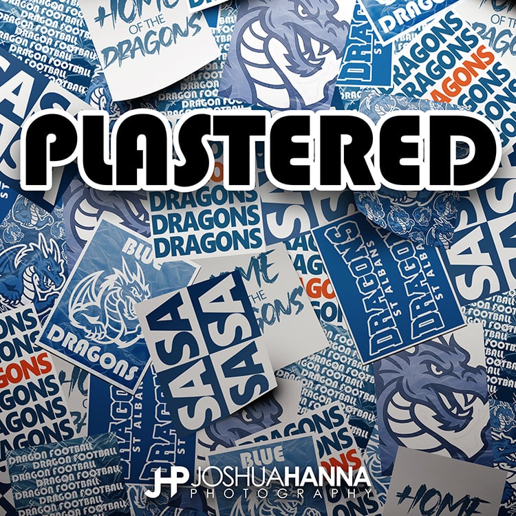 Plastered, Media Day, Photoshop Template, Digital Background, Design for Teams and Schools, College Athletes, Customizable, Professional, Workflow Tools, Sports, T&I, Volume Photography