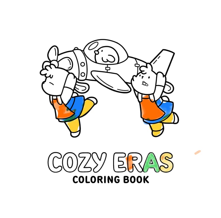 Cozy Eras Coloring Book