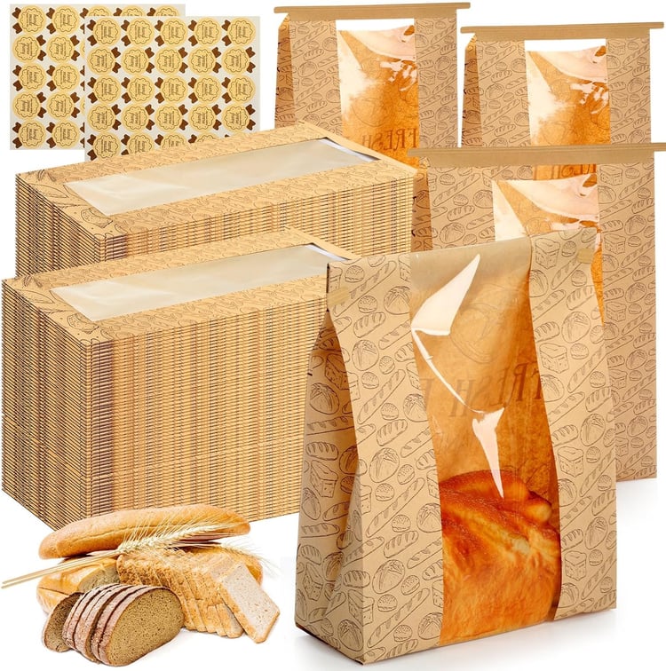 Kraft Paper Bread Bags