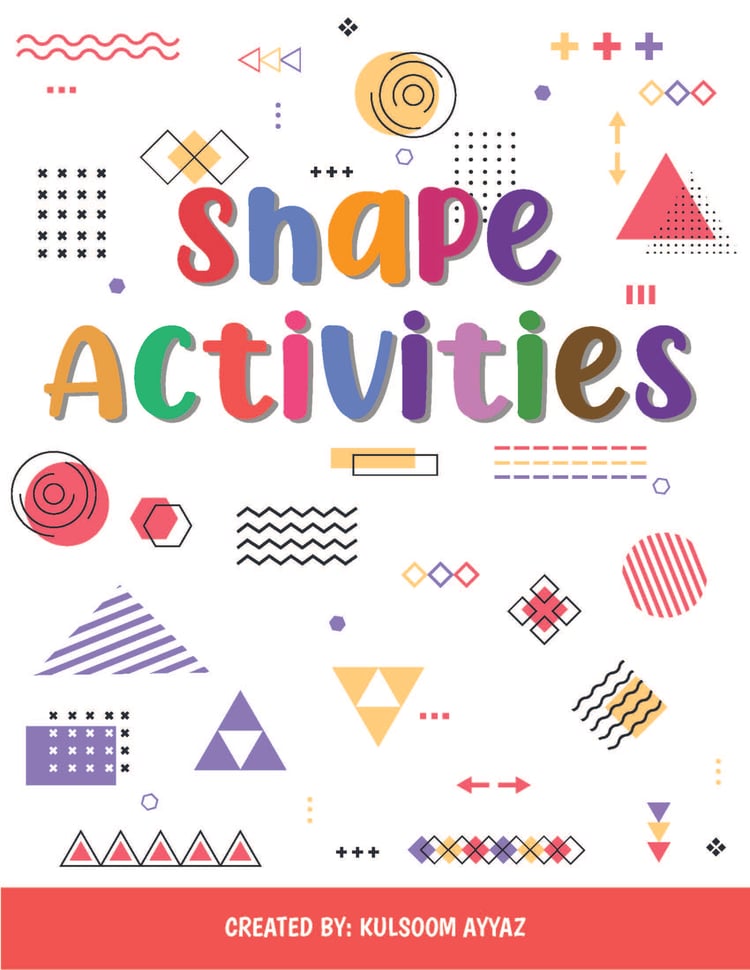Shapes Worksheets for Kindergarten