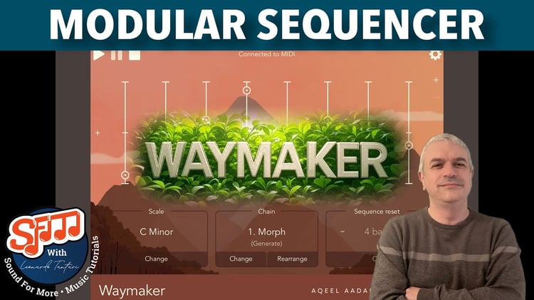 YouTube thumbnail for SoundForMore Tutorial's review of Waymaker by Aqeel Aadam Sound