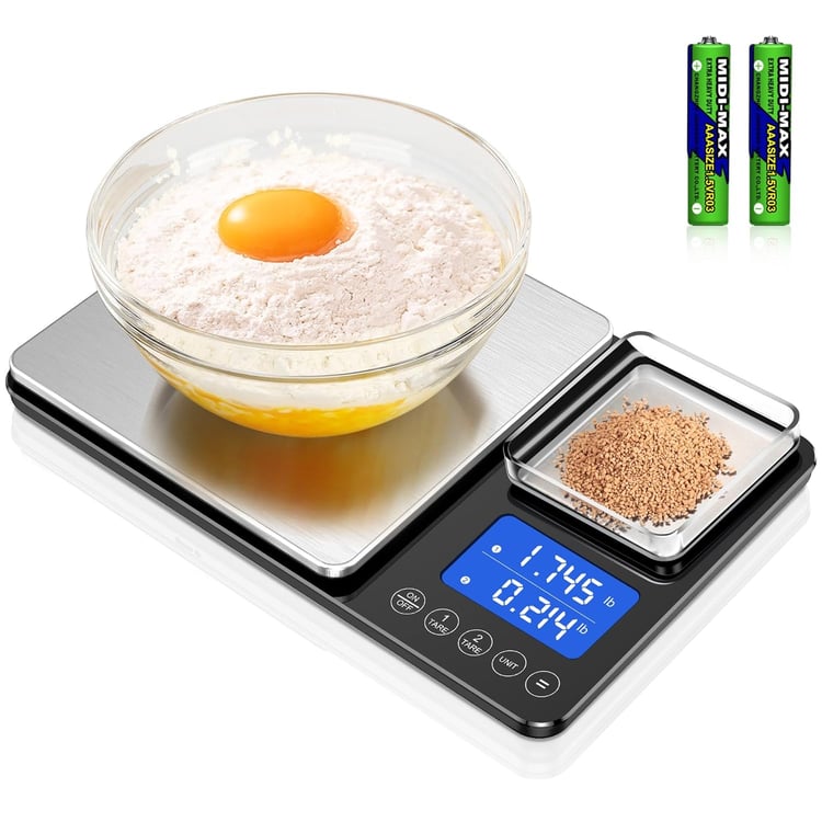 Dual Platform Food Kitchen Scales