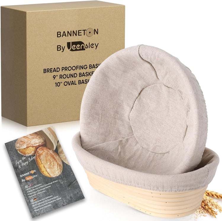 Round & Oval Bread Proofing Baskets with Liners