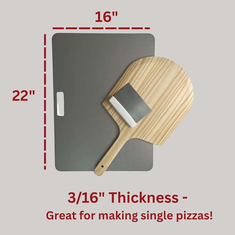 Sourdough Cooking Steel Package - 16" by 22" Cooking Steel