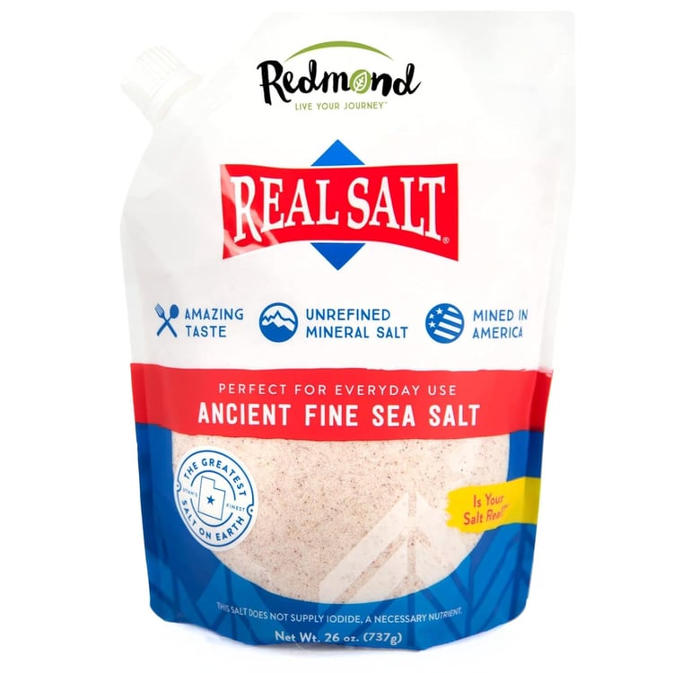 REDMOND Real Sea Salt - Natural Unrefined Gluten Free Fine