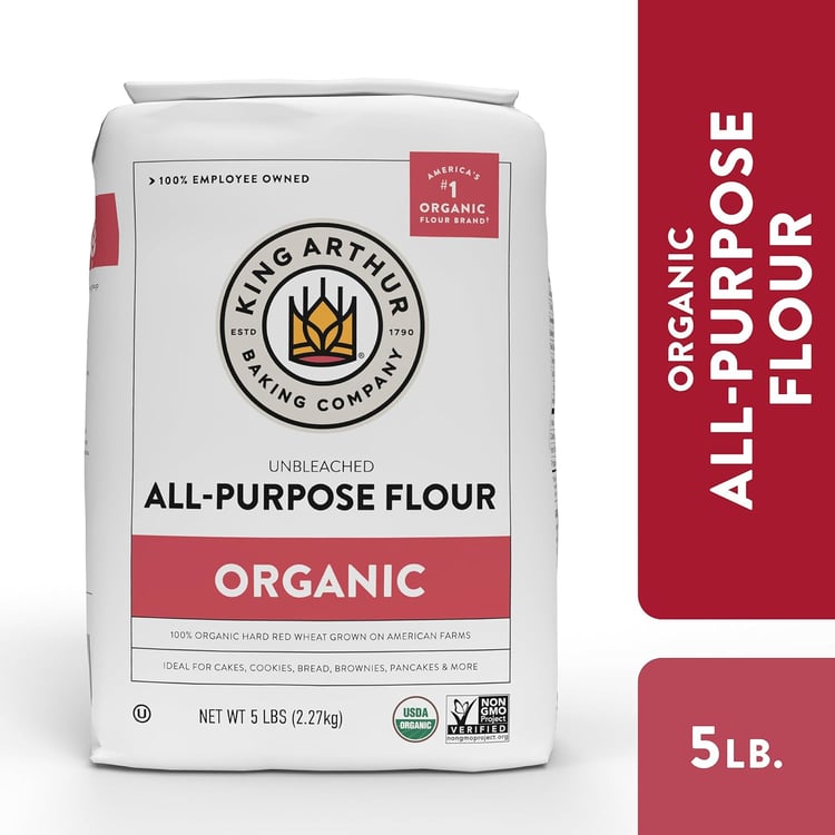 King Arthur, 100% Organic All-Purpose Flour Unbleached