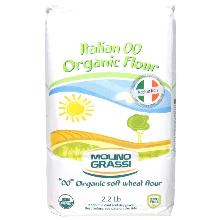 Molino Grassi USDA Organic Italian "00" Soft Wheat Flour