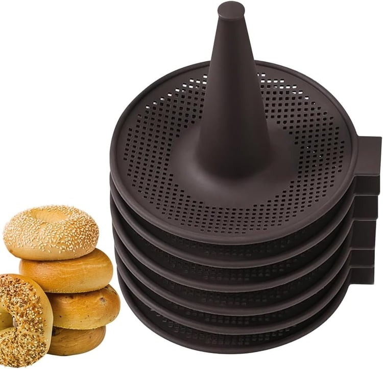 Silicone Molds,Donut Mold for Baking,Donut Pans Set,6 Pieces Pastry Molds for Bage