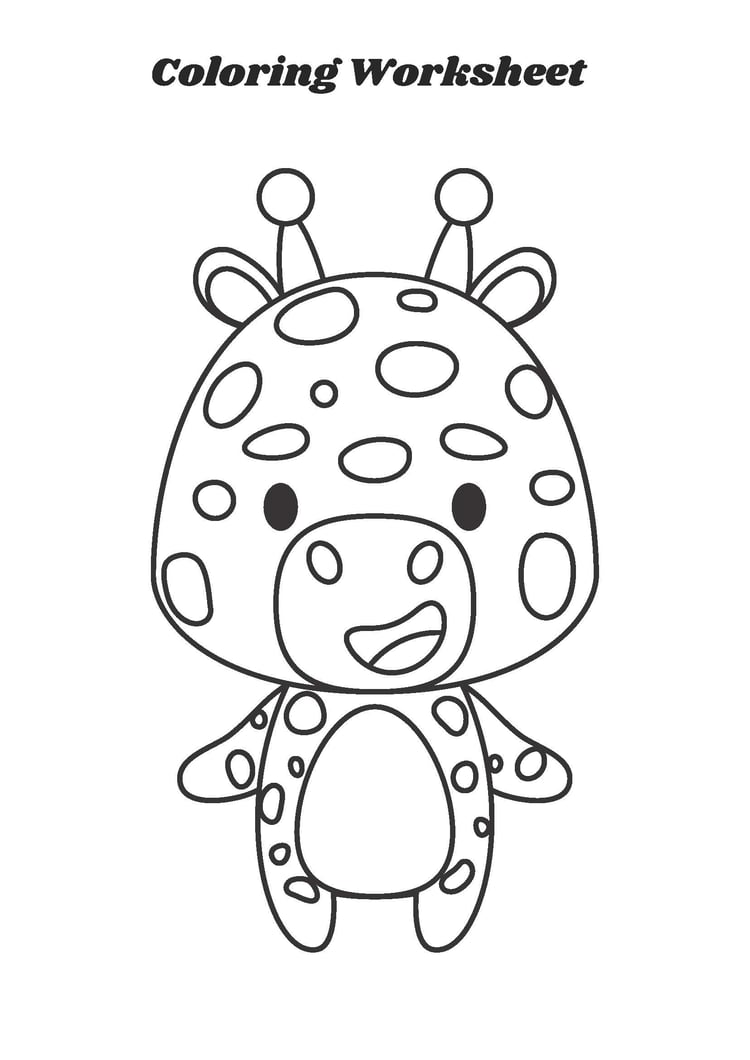 The document appears to be a coloring book aimed at children, with varied illustrations and themes. It's described as "cute and easy," suggesting it's accessible to a young audience. However, the specific content and images are not clearly presented in th