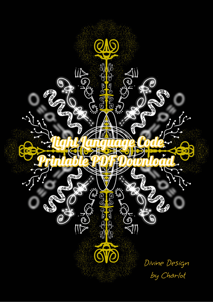 Stabilizing Light Language code with earthy tones for grounding and energetic balance.