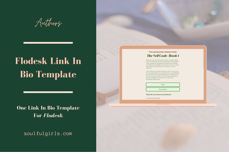 Flodesk Link In Bio Template | Authors.