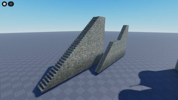 Low-part Roblox castle models for optimized maps