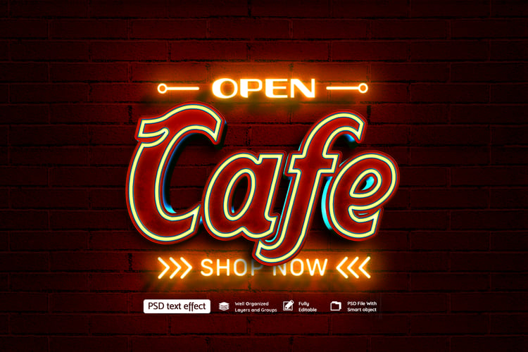 Download stunning PSD text effects to instantly upgrade your designs! From 3D, neon, chrome, retro, to fire and glitch styles—these editable templates are perfect for Photoshop users who want professional results fast. Fully layered, easy to customize, an