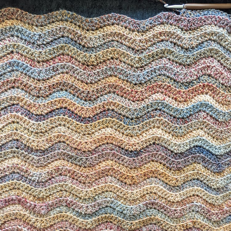 Painted Canyon Ripple Blanket