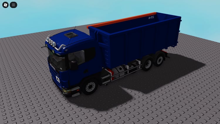 Roblox Scania 114L 380 truck front view
