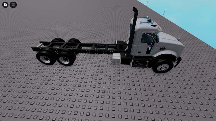 Detailed Mack truck with interior in Roblox