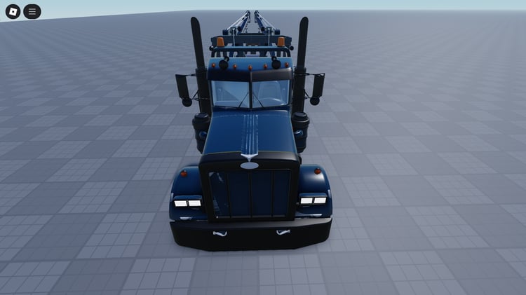 Tow truck with crane in back for Roblox games