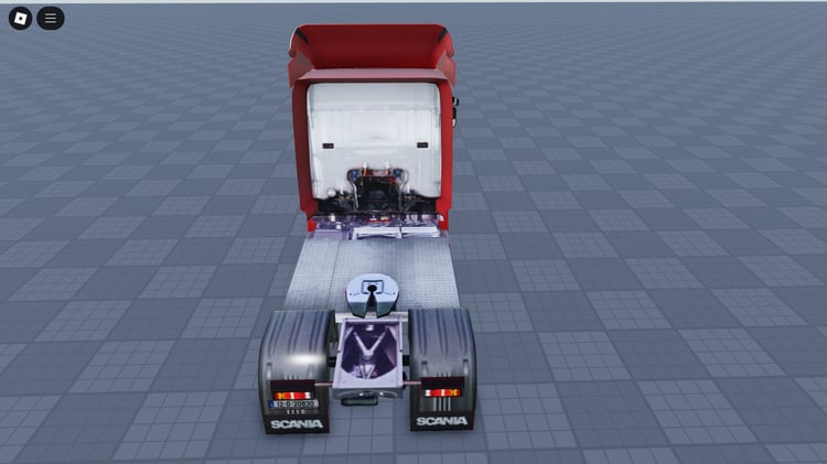 Drivable Roblox Coca Cola truck with detailed branding