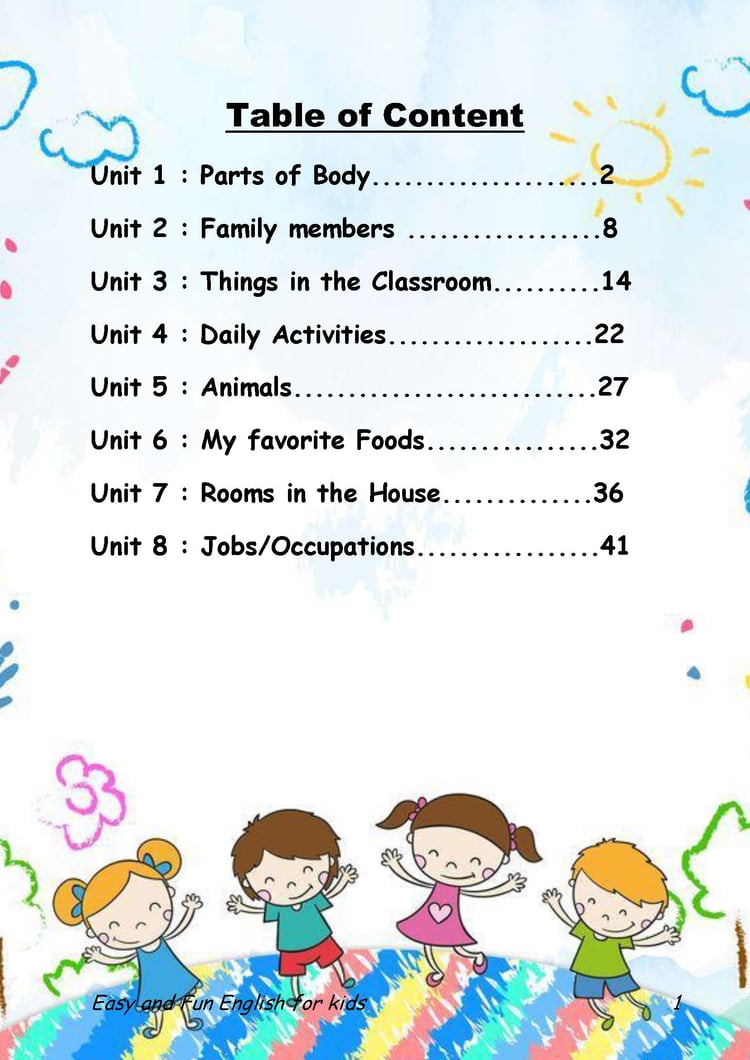 Easy and Fun English for Kids – Class B