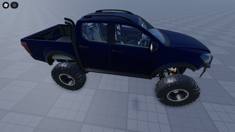 Roblox Isuzu D-Max Monster Truck front view