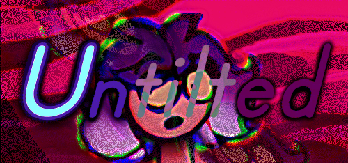 Warped sans serif text saying