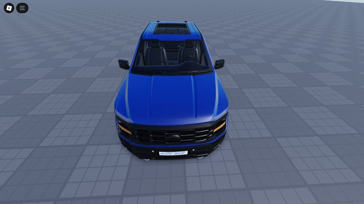 Side profile of drivable Ford F-150 pickup