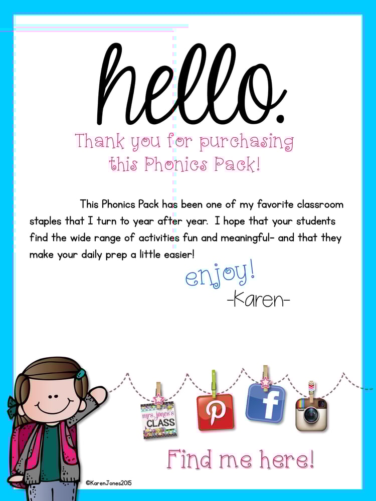 The Ultimate Phonics Printables – USA Edition