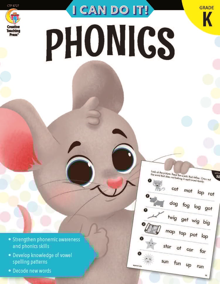 Phonics for Kids – “I Can Do It!” Workbook