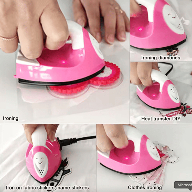 DIY Handheld Mini Iron Portable Electric Small Heat