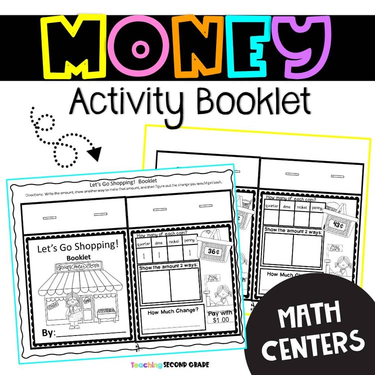 Money Worksheets Identify Counting Coins for 1st and 2nd Grade Morning Work