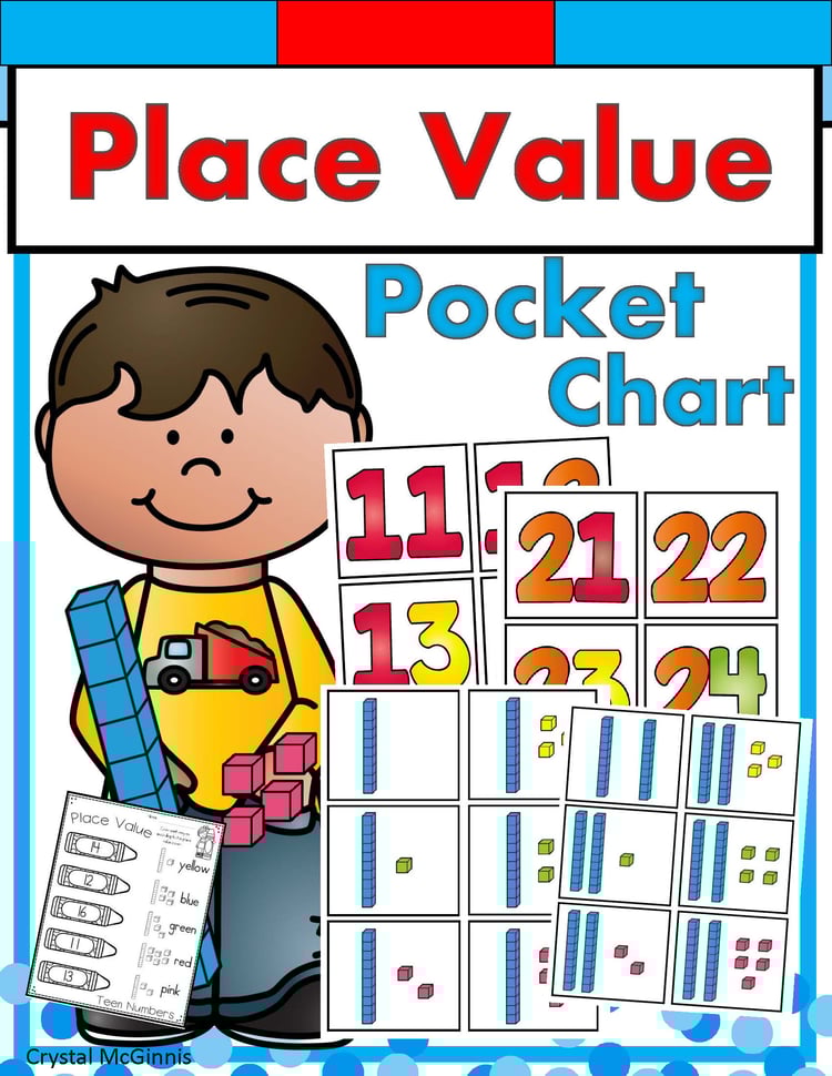 Master Place Value: Base Ten Pocket Chart Center