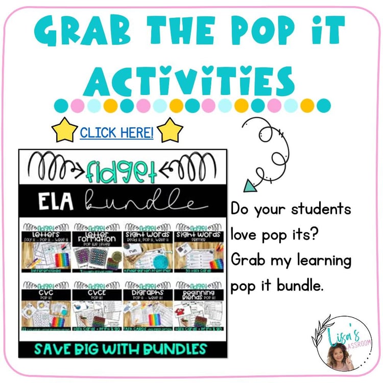 POP IT! Fidget poppers Student Gift Tags| Back to School| Meet the Teacher Greet