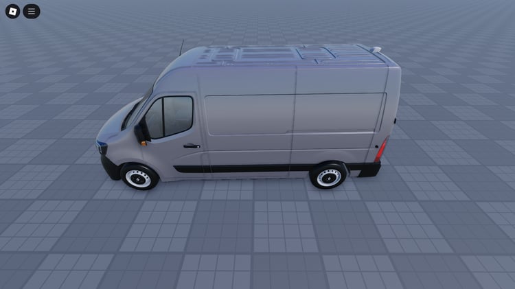 Renault Master L2H2 Panel Van 2020 front view Roblox