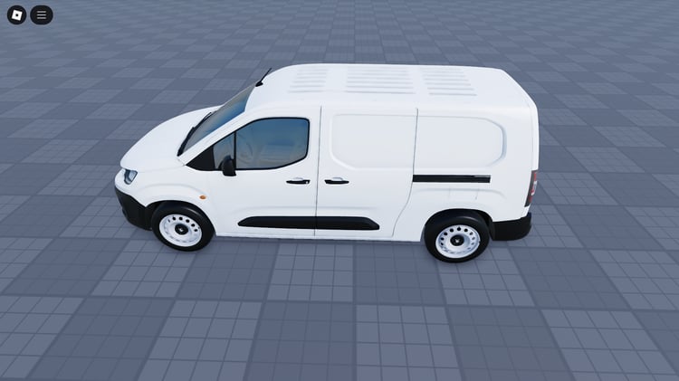 Peugeot Partner 2020 front view in Roblox