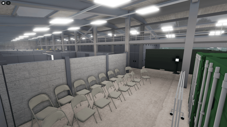 British army base football field and rec zone
