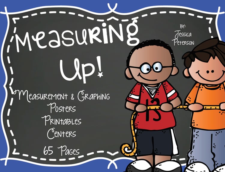 Non-Standard Units of Measurement & Graphing 65 Pages {Kinder & 1st Grade}