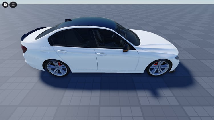 BMW 320d 2016 front view in Roblox
