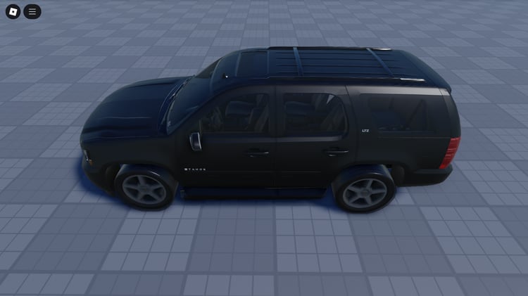 Chevrolet Tahoe LTZ 2008 front view in Roblox