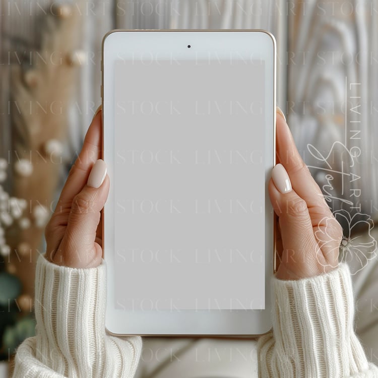 Cozy Ebook cover mockup, stock photo