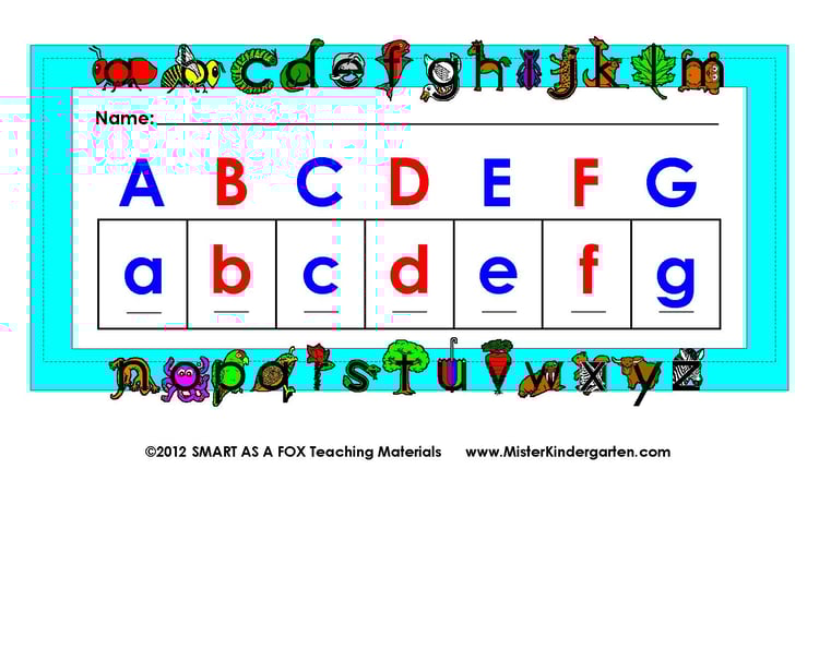 Alphabet Matching & CVC Word Building – Jungle Theme