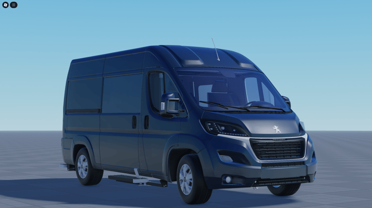 Roblox French commercial van 2020