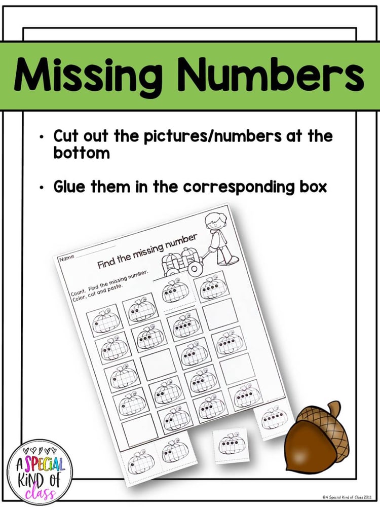 Numbers 1–5 Math & Fine Motor Practice – Cut, Paste, Color Activities