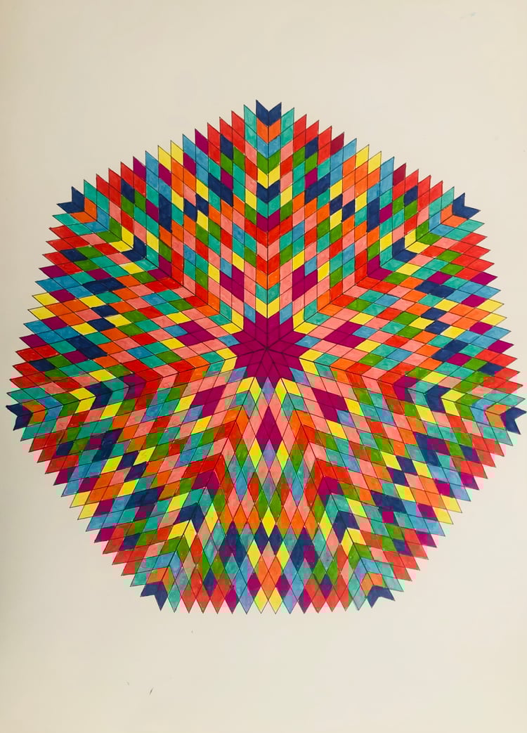 mandala di Luce personalizzato realizzato a mano