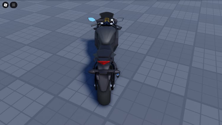Side profile of Honda sport bike