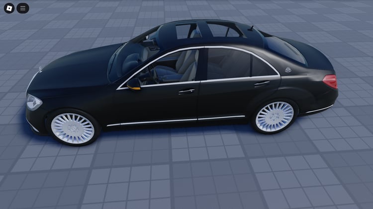Mercedes Maybach S500 front view in Roblox
