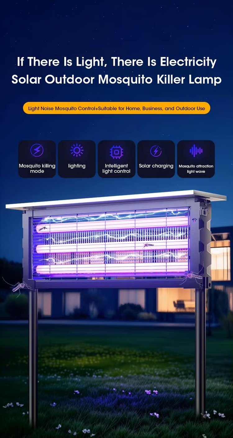 Solar Powered Mosquito Killer Lamp Large